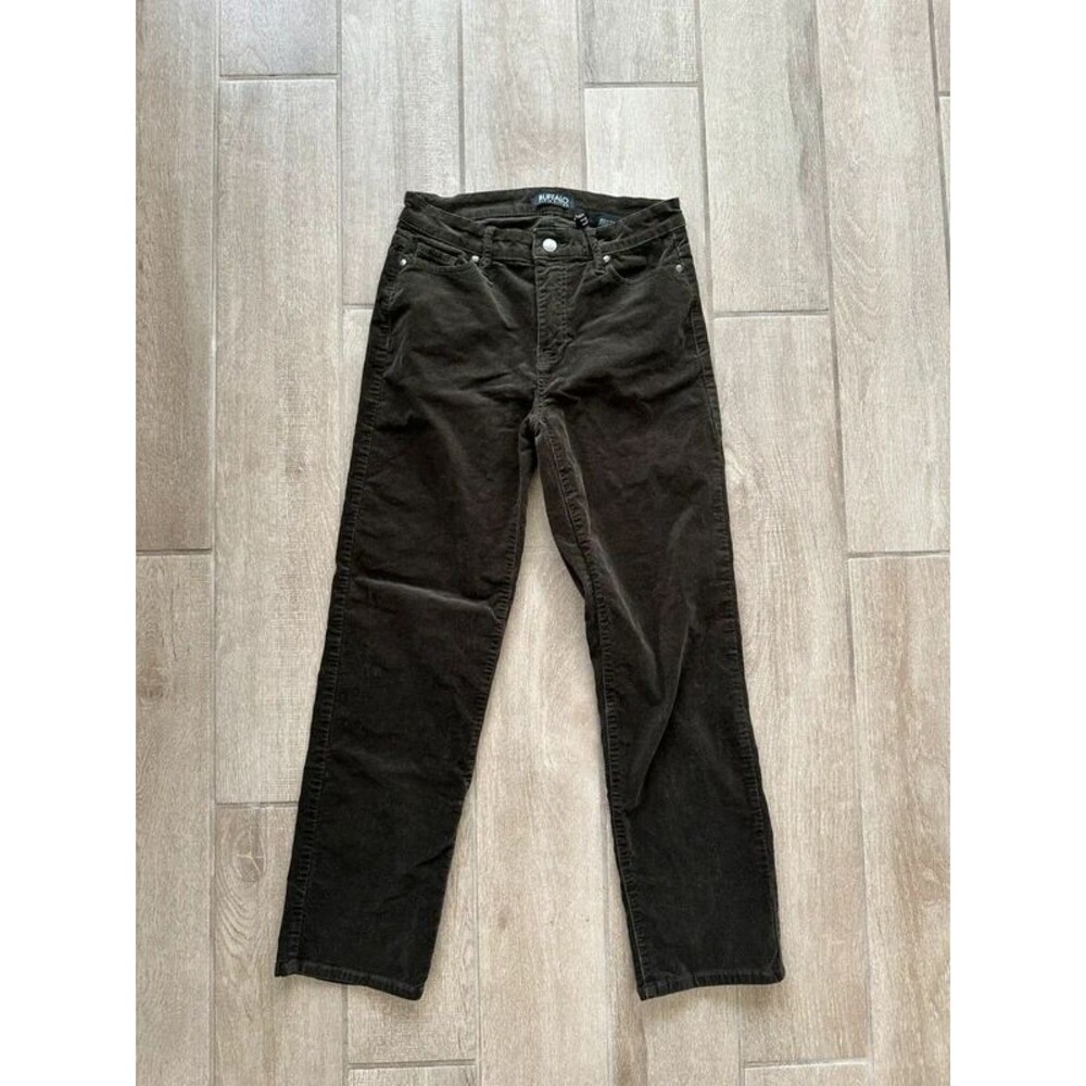 Buffalo David Bitton NYLA Women's 2/26 Brown Corduroy Straight Leg Pants
